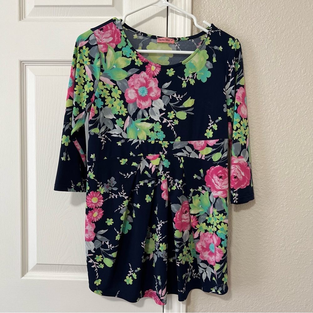 Hello Miz Women’s Floral Maternity Top - Medium
